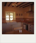 Cottage style feature kitchen.